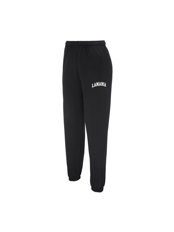 La Mania La Mania Spodnie dresowe FLAME Czarny Classic Fit