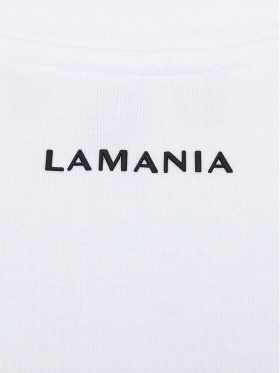 La Mania La Mania T-Shirt SWING Biały Basic Fit