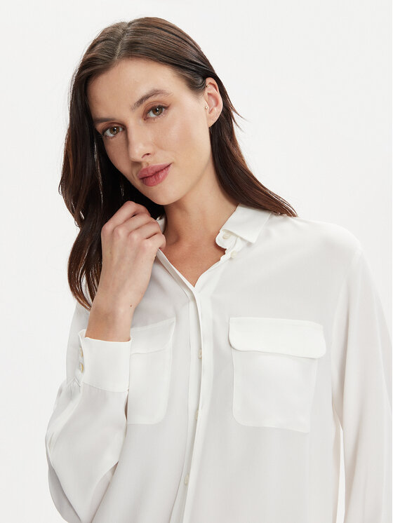 Marella Marella Koszula Ferrara 2413111071 Biały Regular Fit