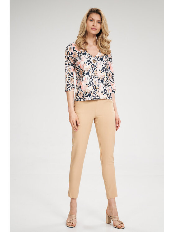 FIGL FIGL Blúzka M699 Farebná Regular Fit