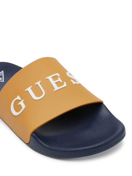 Guess Guess Klapki F5GZ06 BB00F Brązowy