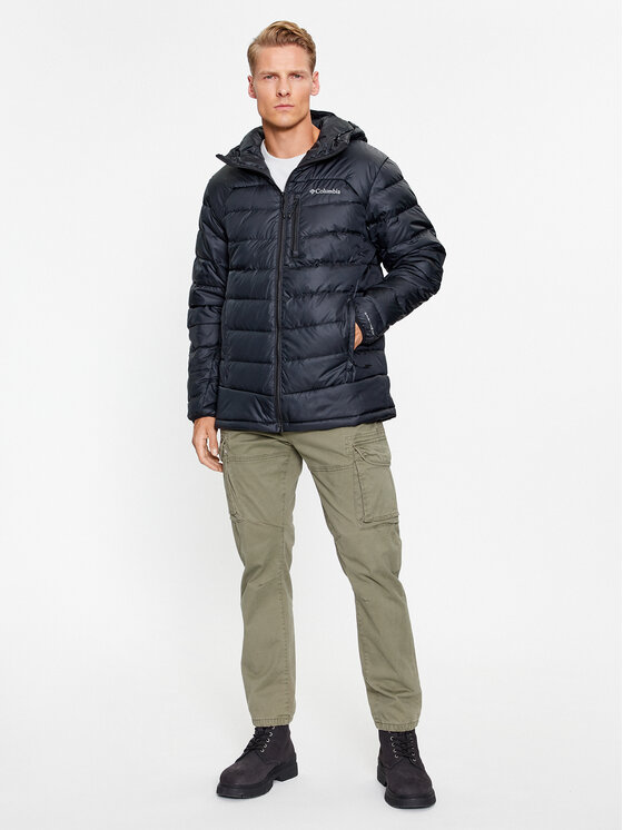 Columbia Columbia Kurtka puchowa Autumn Park™ Down Hooded Jacket Czarny Regular Fit