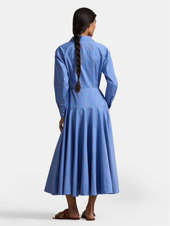 Polo Ralph Lauren Polo Ralph Lauren Hemdkleid 211A96356001 Himmelblau Regular Fit