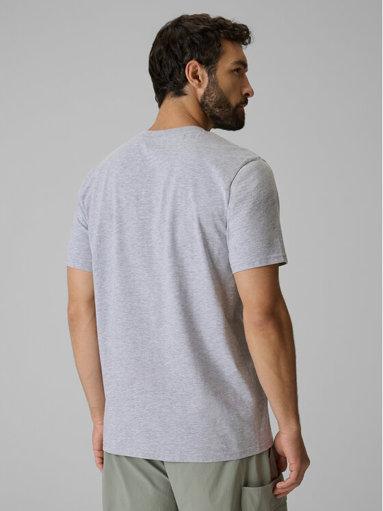 4F 4F T-Shirt BRAND CODE Szary jasny Regular Fit