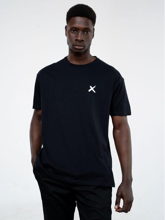 Point X Point X T-Shirt Koszulka Z Krótkim Rękawem Męska Czarna Point X Dragon SMOK M Czarny Regular Fit