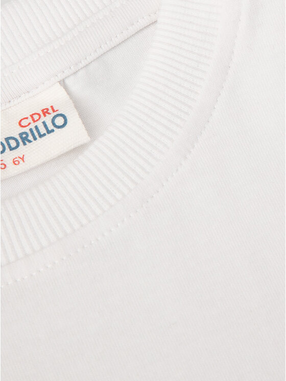 Coccodrillo Coccodrillo Tričko WC4143202RAK Biela Regular Fit
