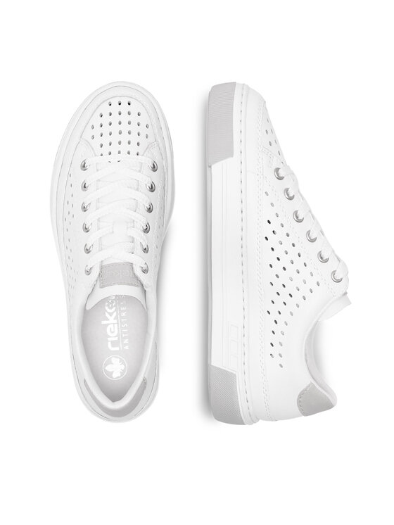 Rieker Rieker Sneakersy L8849-80 Biały
