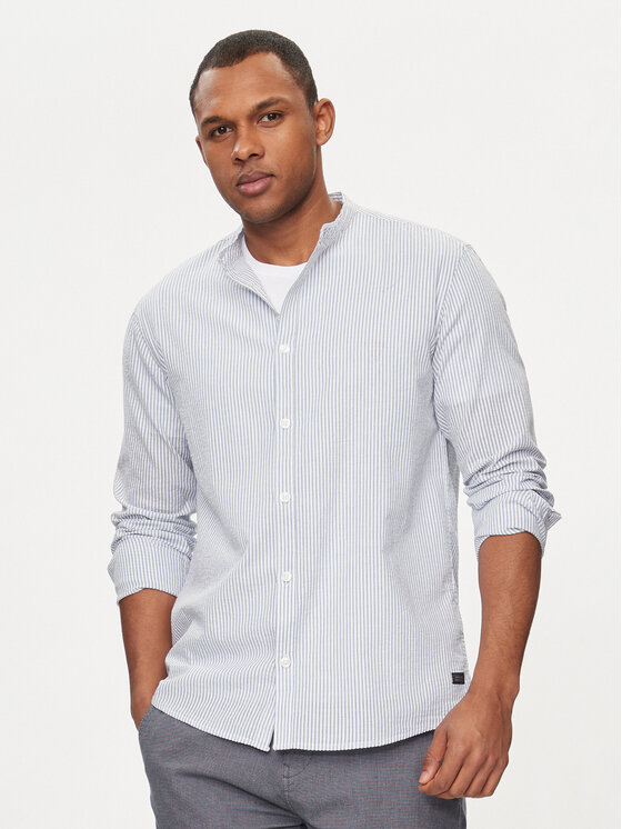 INDICODE INDICODE Srajca Cari 20-351 Modra Regular Fit