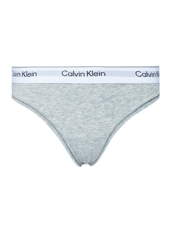 Calvin Klein Underwear Calvin Klein Underwear Stringové nohavičky LV00QF8518 Sivá
