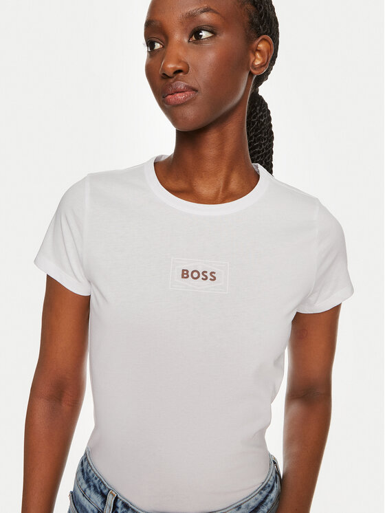 BOSS Boss T-krekls Eventsa 50522945 Balts Regular Fit
