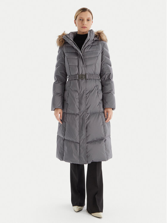 Guess Guess Μπουφάν πουπουλένιο W5BL29 W2802 Γκρι Regular Fit