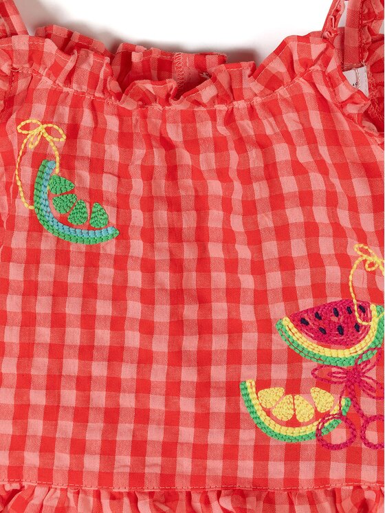 minoti minoti Komplet top i spodenki 30SET103 Pomarańczowy Regular Fit