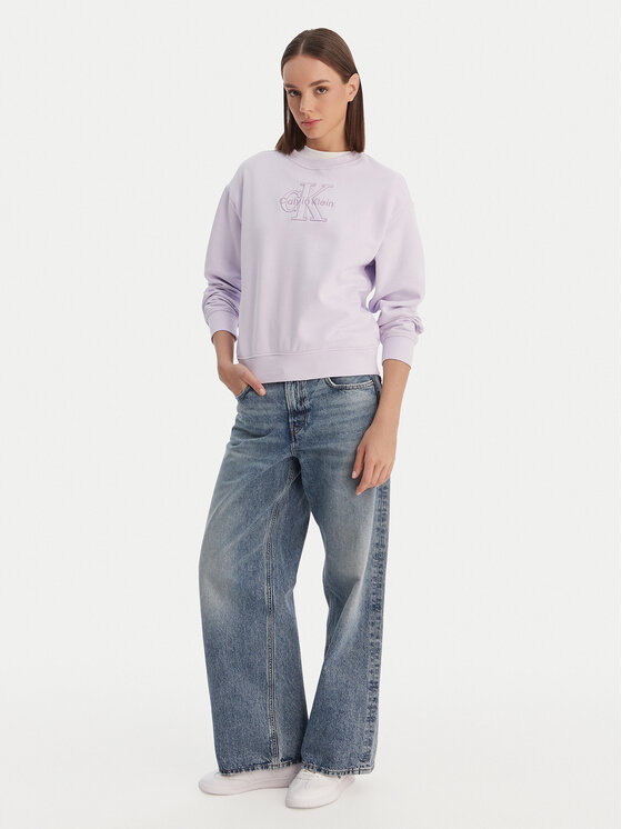 Calvin Klein Jeans Calvin Klein Jeans Суитшърт LV047F204G Розов Regular Fit