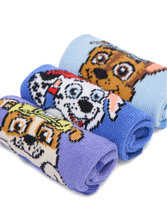 Paw Patrol Paw Patrol Dlouhé ponožky CEO-ACCCS-AW25-330PAW(3-PACK) Modrá