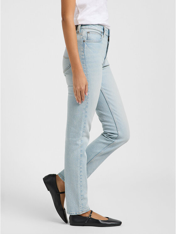 Lee Lee Jeansy CAROL Niebieski Regular Fit