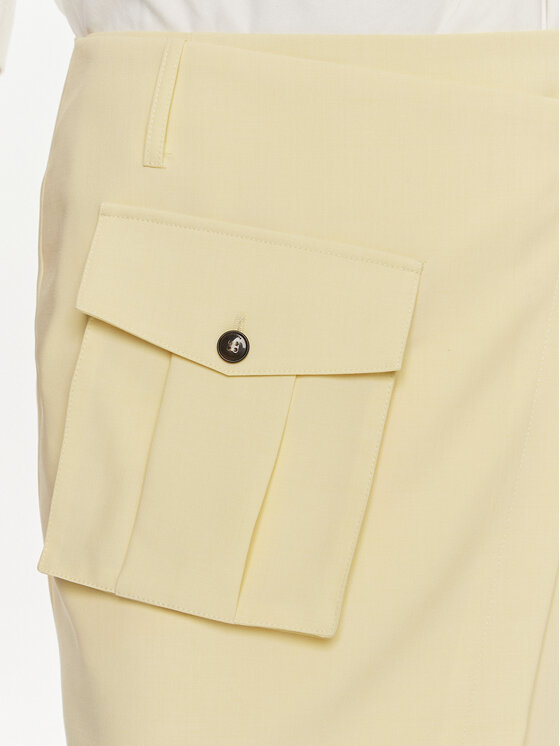 Herskind Herskind Fustă mini Carolina 5115519 Galben Regular Fit