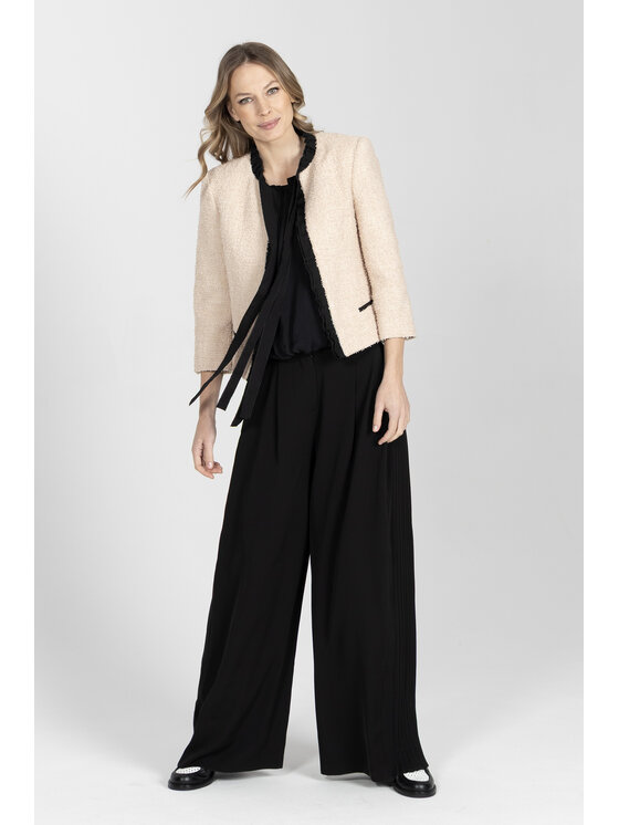 Deni Cler Milano Deni Cler Milano Marynarka W-DC-6007-F2-G2-39-1 Beżowy Regular Fit