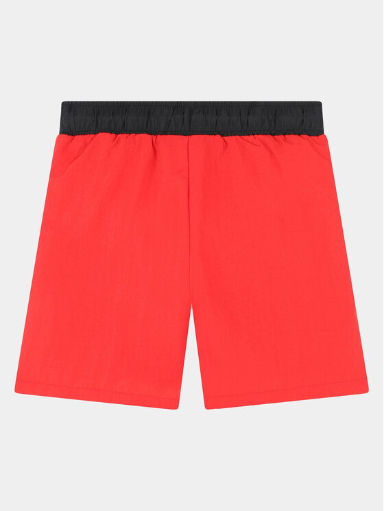 HUGO Hugo Kopalne hlače G00002 D Rdeča Regular Fit