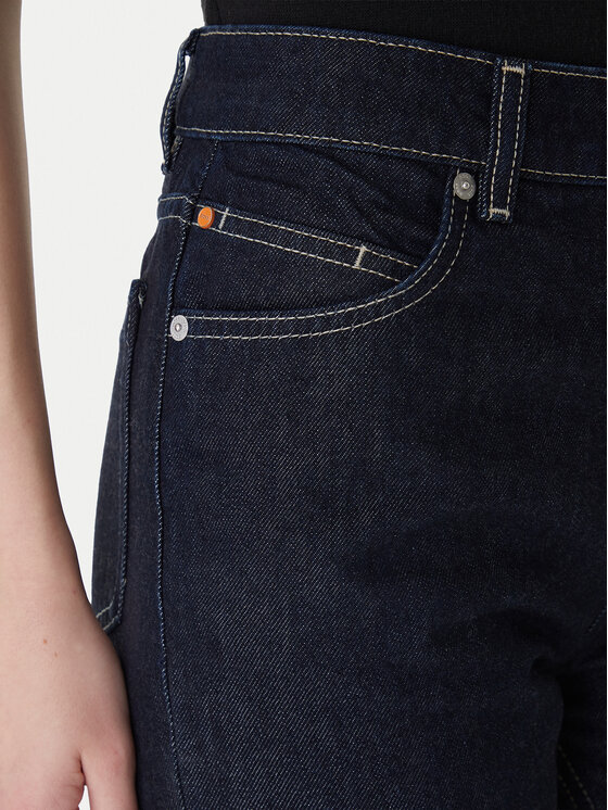 BOSS BOSS Jeansy Ada 50552466 Tmavomodrá Slim Fit