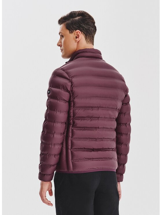 Pako Lorente Pako Lorente Kurtka przejściowa P25WF-5X-001 Bordowy Classic Fit
