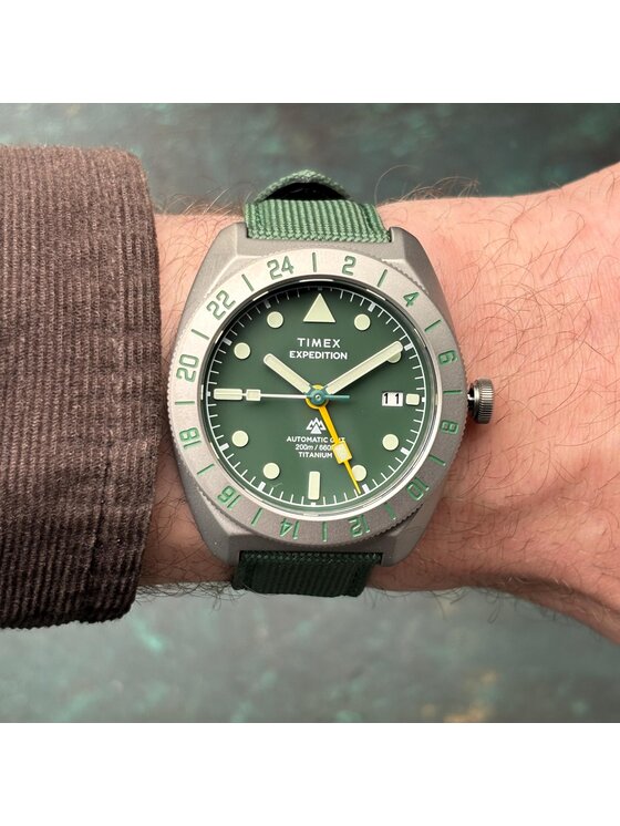 Timex Timex Zegarek TW2Y63400 Zielony