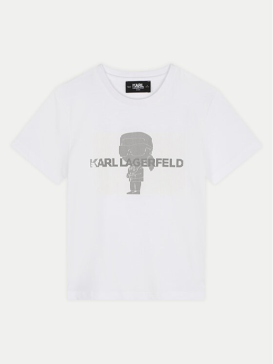 Karl Lagerfeld Kids Karl Lagerfeld Kids T-shirt Z30239 S Bijela Regular Fit