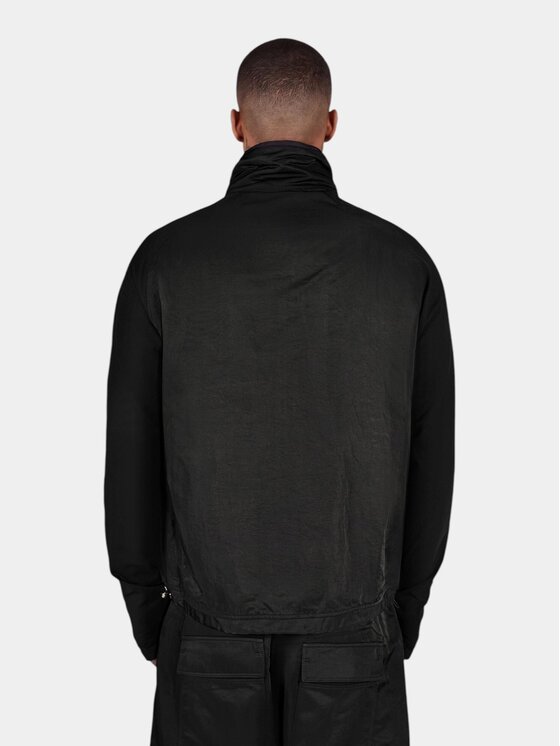 MADE BY SOCIETY MADE BY SOCIETY Kurtka anorak BLANK Hoodie - H17747 Czarny Basic Fit