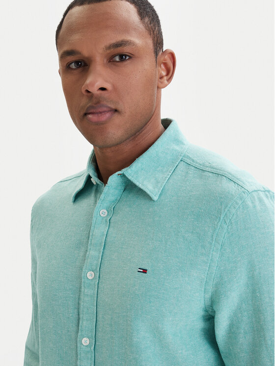 Tommy Jeans Tommy Jeans Camicia DM0DM22761 Verde Regular Fit