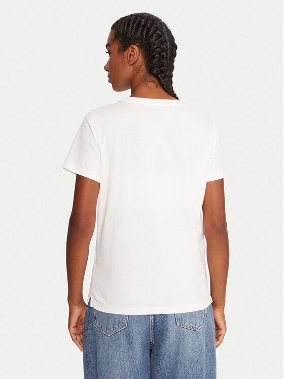 Guess Guess T-Shirt W5BI18 I3Z14 Biały Regular Fit