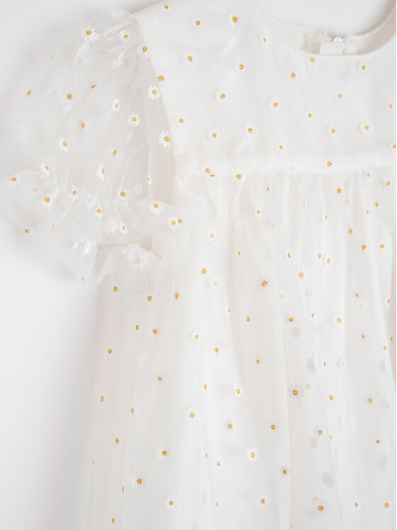 minimi minimi Sukienka elegancka 10/23 Écru Loose Fit