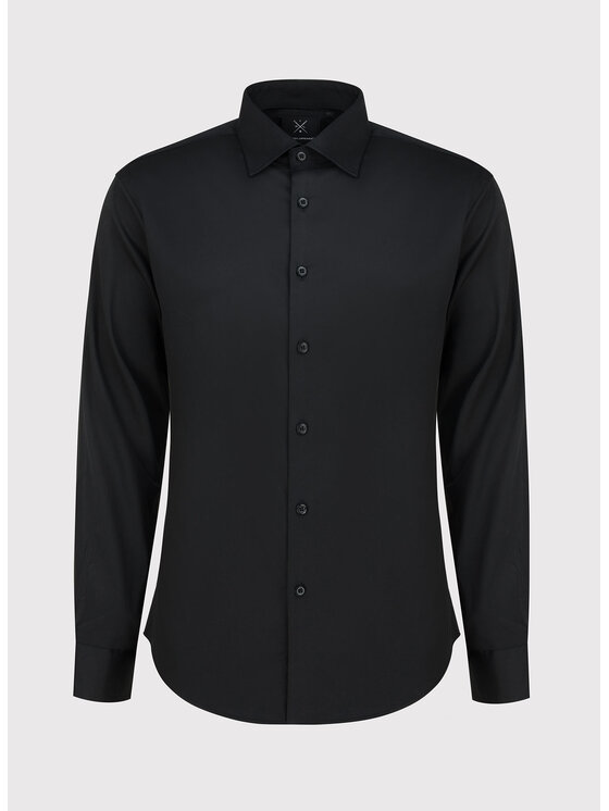Pako Lorente Pako Lorente Koszula P000B-1X-002 Czarny Slim Fit