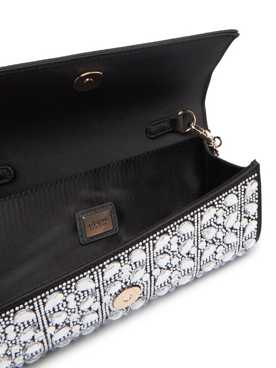 Guess Guess Kabelka Elsie Mini HWSC96 50710 Stříbrná