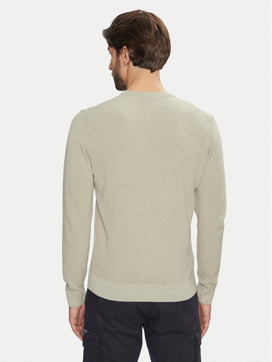 Aeronautica Militare Aeronautica Militare Majica z dolgimi rokavi 242MA1512L463 Zelena Regular Fit
