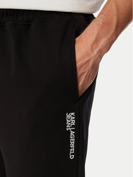 Karl Lagerfeld Jeans Karl Lagerfeld Jeans Jogginghose B3M10014 Schwarz Slim Fit