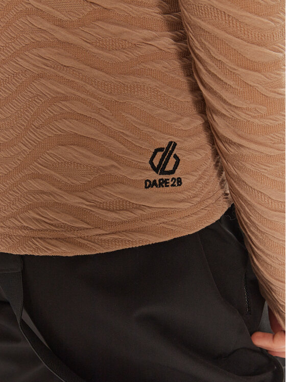 Dare2B Dare2B Суитшърт от техническо трико Glamourize II DWA735 Бежов Regular Fit