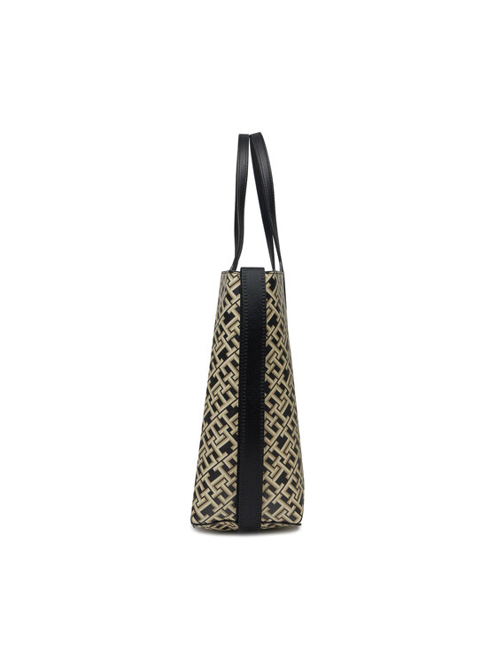 Tommy Hilfiger Tommy Hilfiger Käekott Iconic Tommy Tote Mono AW0AW16082 Must
