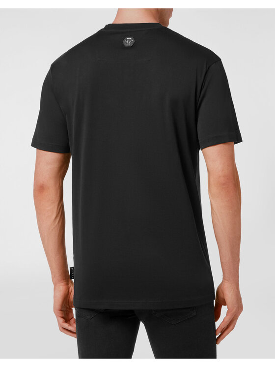 PHILIPP PLEIN PHILIPP PLEIN Tričko 301 Čierna Regular Fit
