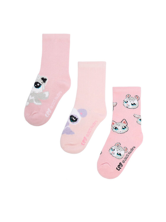 LITTLEST PET SHOP LITTLEST PET SHOP Șosete scurte CEO-ACCCS-AW25-327LPS(3-APCK) Roz
