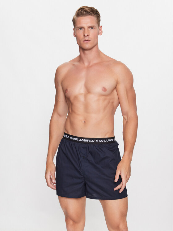 KARL LAGERFELD KARL LAGERFELD Set di 3 boxer Woven 221M2134 Multicolore
