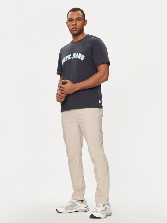 Pepe Jeans Pepe Jeans T-shirt Clement PM509220 Tamnoplava Regular Fit