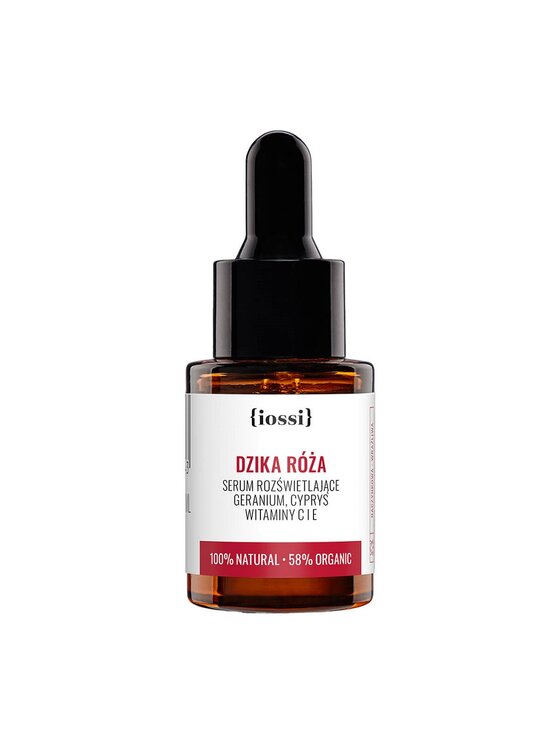 Iossi Iossi Dzika Róża Rozświetlające Geranium, Cyprys, Witaminy C I E Serum