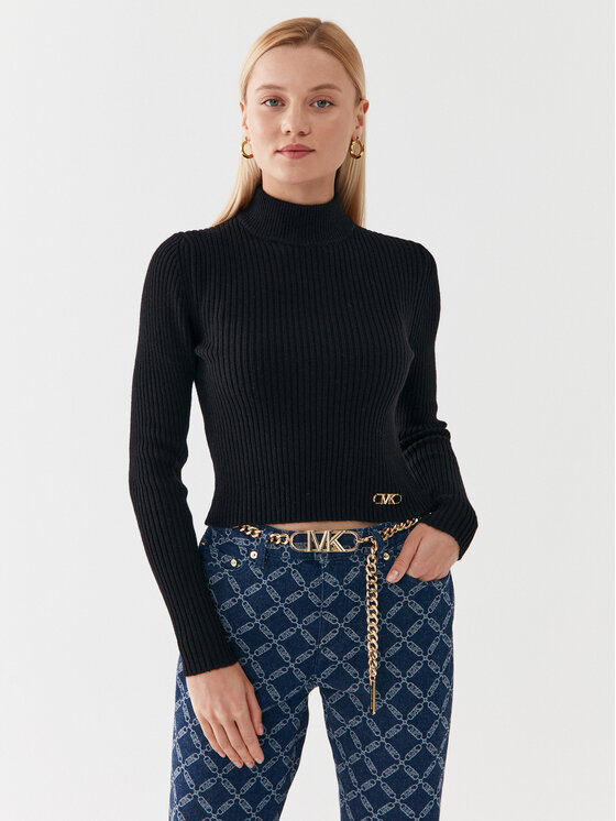 MICHAEL Michael Kors Sveter MF360P26V1 Čierna Slim Fit