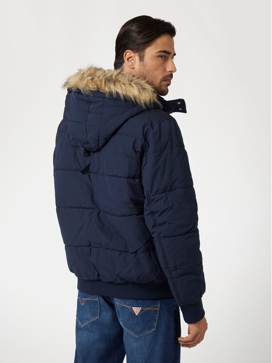 Guess Guess Bunda pro přechodné období 169831 Modrá Classic Fit