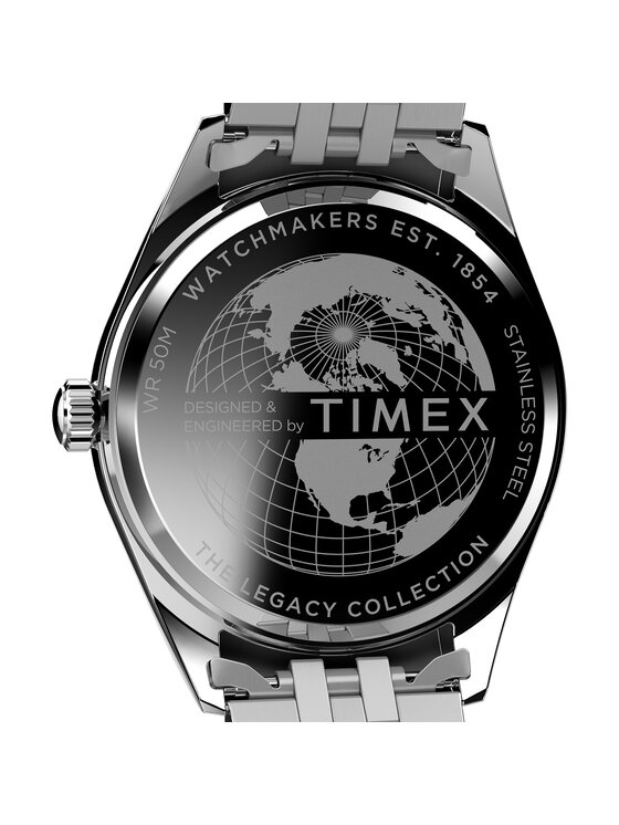 Timex Timex Zegarek TW2W42700 Srebrny