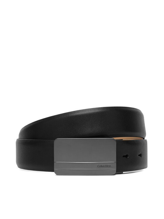 Calvin Klein Curea Metal Logo Plaque 35Mm Adj LV04D7149G Negru