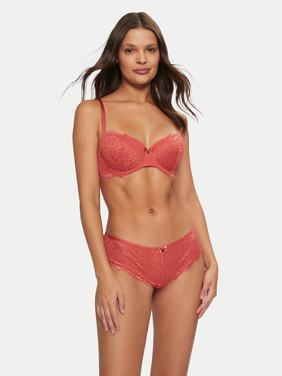 Hunkemöller Hunkemöller Brazilské kalhotky Marine 206313 Červená