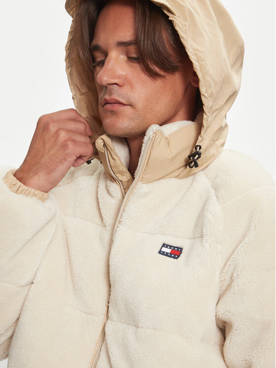 Tommy Jeans Tommy Jeans Зимно яке DM0DM19638 Бежов Regular Fit