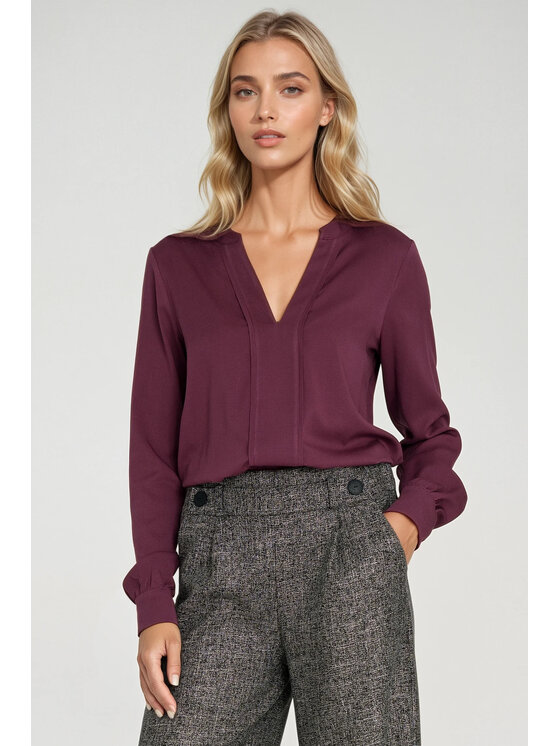 NIFE NIFE Dámské kalhoty SD126 Černá Wide Leg