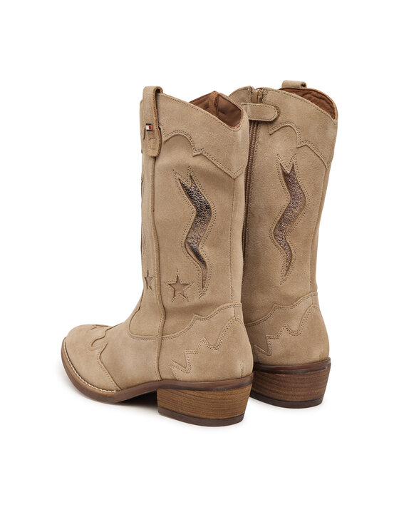 Tommy Hilfiger Tommy Hilfiger Kaubojiški batai T3A6-35194-1429 Smėlio