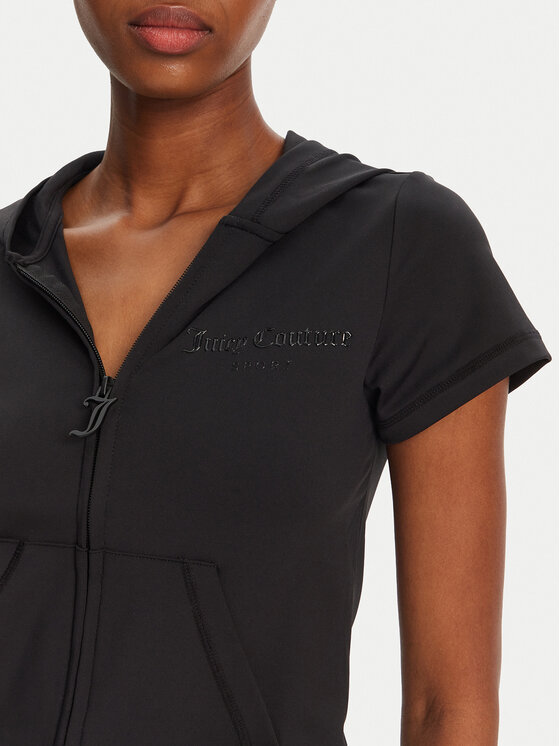 Juicy Couture Juicy Couture Bluza Active JCSAS125402 Czarny Slim Fit